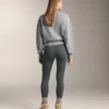 Leggings sans coutures extra-chauds à taille très haute et bord-côte, longueur cheville 70 cm Leggings sans coutures extra-chauds à taille très haute et bord-côte, longueur cheville 70 cm