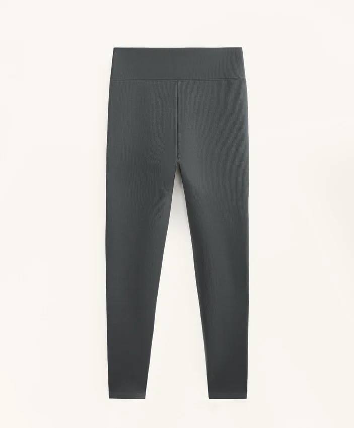Leggings sans coutures extra-chauds à taille très haute et bord-côte, longueur cheville 70 cm Leggings sans coutures extra-chauds à taille très haute et bord-côte, longueur cheville 70 cm