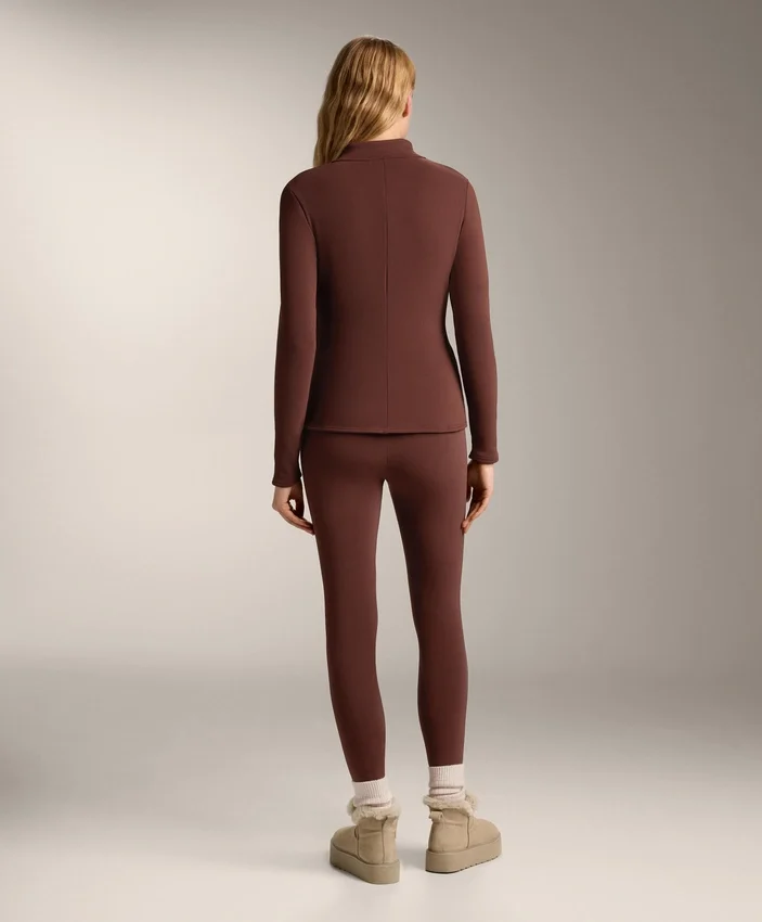 Leggings sans coutures ultra-chauds, taille haute de 70 cm, longueur cheville Leggings sans coutures ultra-chauds, taille haute de 70 cm, longueur cheville