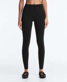 Leggings taille haute Comfortlux 65 cm, longueur cheville, avec ceinture