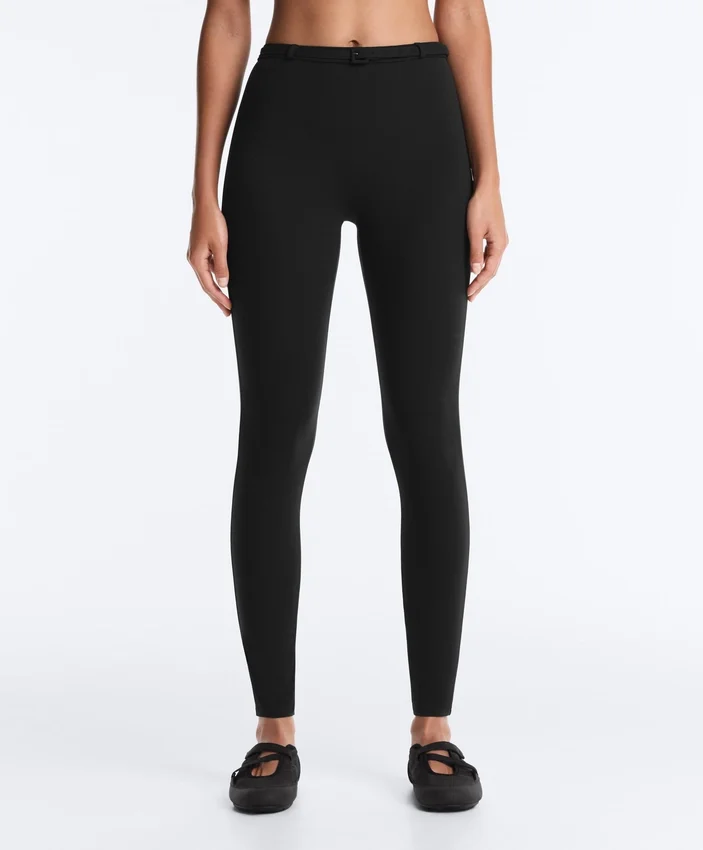 Leggings taille haute Comfortlux 65 cm, longueur cheville, avec ceinture Leggings taille haute Comfortlux 65 cm, longueur cheville, avec ceinture