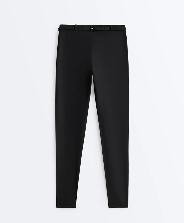 Leggings taille haute Comfortlux 65 cm, longueur cheville, avec ceinture Leggings taille haute Comfortlux 65 cm, longueur cheville, avec ceinture