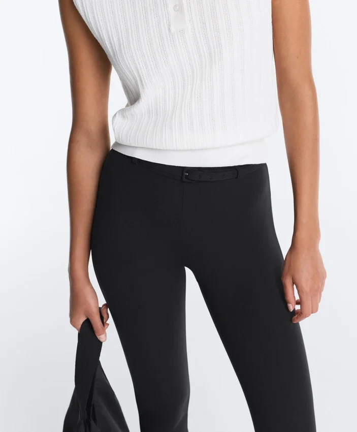 Leggings taille haute Comfortlux 65 cm, longueur cheville, avec ceinture Leggings taille haute Comfortlux 65 cm, longueur cheville, avec ceinture
