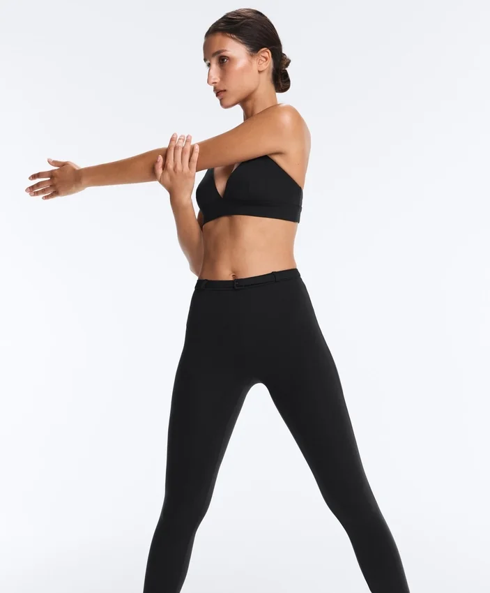 Leggings taille haute Comfortlux 65 cm, longueur cheville, avec ceinture Leggings taille haute Comfortlux 65 cm, longueur cheville, avec ceinture