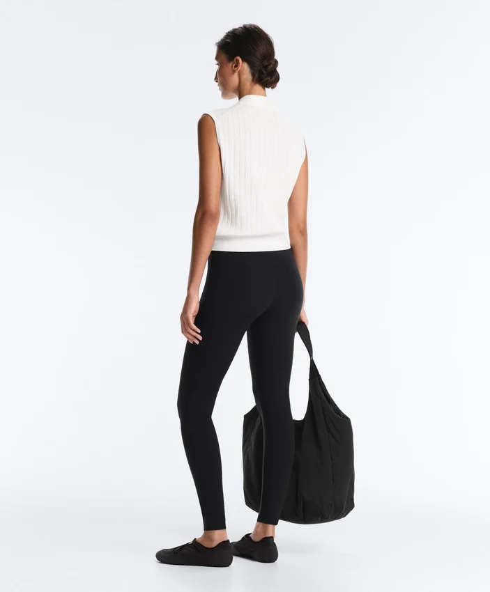 Leggings taille haute Comfortlux 65 cm, longueur cheville, avec ceinture Leggings taille haute Comfortlux 65 cm, longueur cheville, avec ceinture