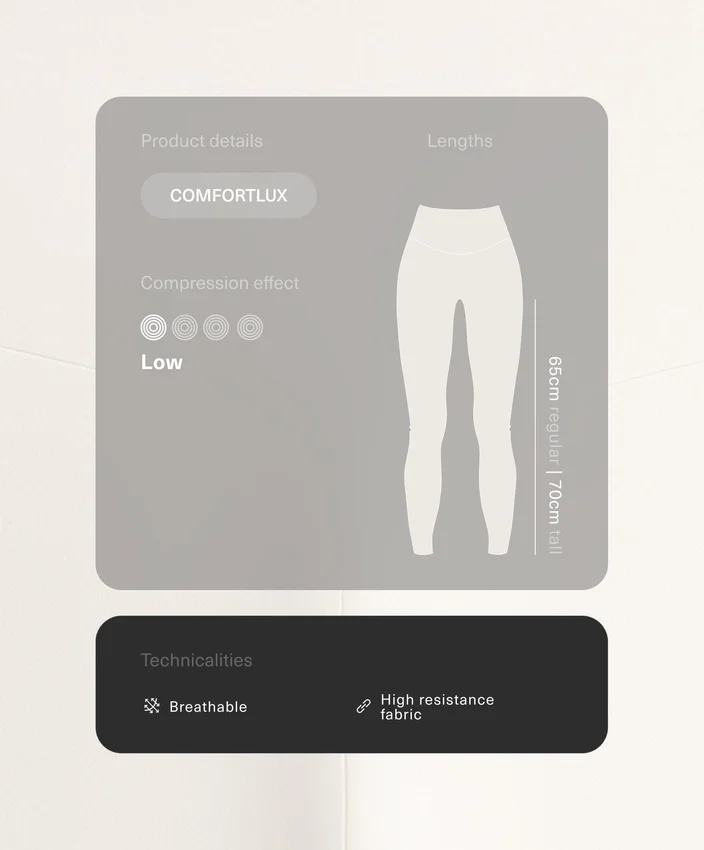 Leggings taille haute Comfortlux longueur cheville Leggings taille haute Comfortlux longueur cheville