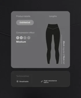 Leggings taille haute Evermove longueur cheville