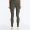 Leggings taille haute longueur cheville Evermove à imprimé léopard Leggings taille haute longueur cheville Evermove à imprimé léopard