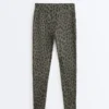 Leggings taille haute longueur cheville Evermove à imprimé léopard Leggings taille haute longueur cheville Evermove à imprimé léopard
