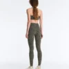 Leggings taille haute longueur cheville Evermove à imprimé léopard Leggings taille haute longueur cheville Evermove à imprimé léopard