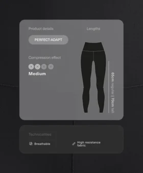 Leggings taille haute Perfect-Adapt longueur cheville