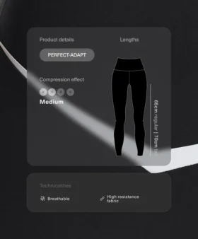 Leggings taille haute Perfect-Adapt, longueur cheville, avec détails contrastés