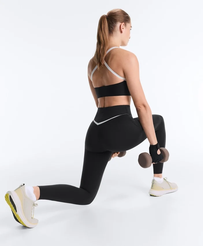 Leggings taille haute Perfect-Adapt, longueur cheville, avec détails contrastés Leggings taille haute Perfect-Adapt, longueur cheville, avec détails contrastés