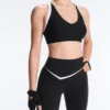 Leggings taille haute Perfect-Adapt, longueur cheville, avec détails contrastés Leggings taille haute Perfect-Adapt, longueur cheville, avec détails contrastés
