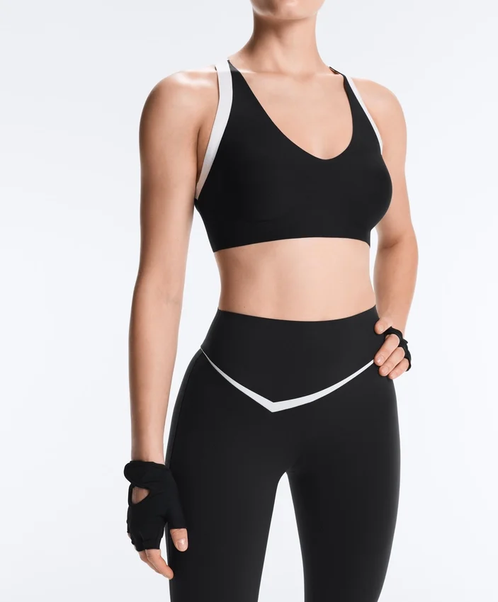 Leggings taille haute Perfect-Adapt, longueur cheville, avec détails contrastés Leggings taille haute Perfect-Adapt, longueur cheville, avec détails contrastés