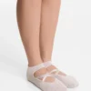Lot de 2 paires de chaussettes de yoga et de Pilates en coton mélangé avec bandes croisées Lot de 2 paires de chaussettes de yoga et de Pilates en coton mélangé avec bandes croisées