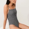 Maillot de bain bandeau en smock vichy Maillot de bain bandeau en smock vichy