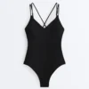 Maillot de bain à bretelles croisées Maillot de bain à bretelles croisées