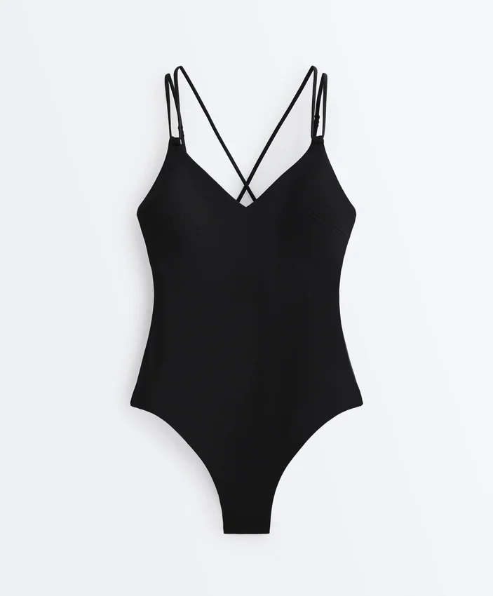 Maillot de bain à bretelles croisées Maillot de bain à bretelles croisées