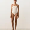 Maillot de bain à col rond en crochet texturé bulles Maillot de bain à col rond en crochet texturé bulles