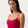 Maillot de bain à col rond en piqué Maillot de bain à col rond en piqué