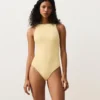 Maillot de bain dos nu en crochet à texture bulle Maillot de bain dos nu en crochet à texture bulle
