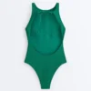 Maillot de bain dos nu en piqué Maillot de bain dos nu en piqué