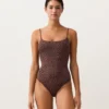 Maillot de bain imprimé léopard Maillot de bain imprimé léopard