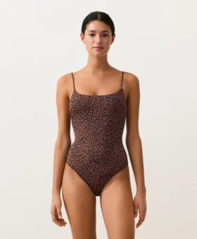 Maillot de bain imprimé léopard