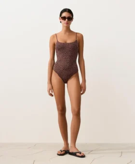 Maillot de bain imprimé léopard