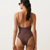 Maillot de bain imprimé léopard Maillot de bain imprimé léopard