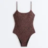 Maillot de bain imprimé léopard Maillot de bain imprimé léopard