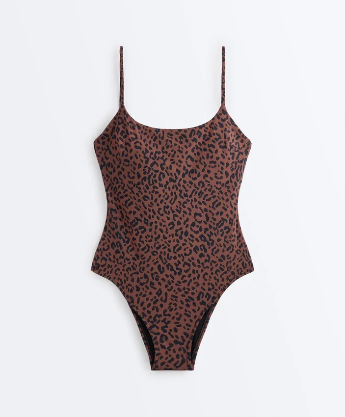 Maillot de bain imprimé léopard Maillot de bain imprimé léopard