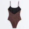 Maillot de bain imprimé léopard Maillot de bain imprimé léopard