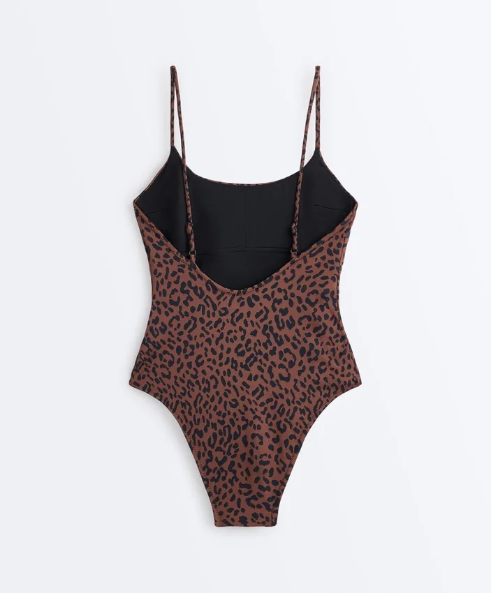 Maillot de bain imprimé léopard Maillot de bain imprimé léopard