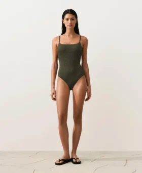 Maillot de bain texturé à imprimé léopard