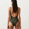 Maillot de bain texturé à imprimé léopard Maillot de bain texturé à imprimé léopard