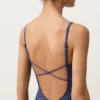 Maillot de bain triangle à carreaux