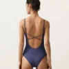Maillot de bain triangle à carreaux