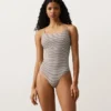 Maillot de bain triangle à rayures Maillot de bain triangle à rayures