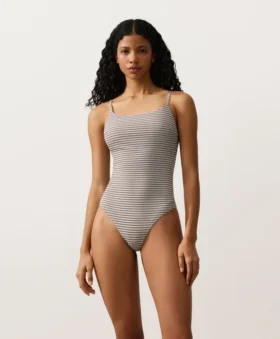 Maillot de bain triangle à rayures Maillot de bain triangle à rayures