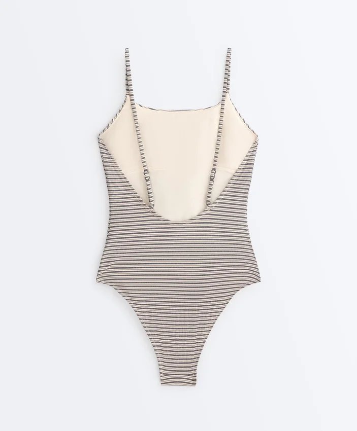 Maillot de bain triangle à rayures Maillot de bain triangle à rayures