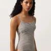 Maillot de bain triangle à rayures Maillot de bain triangle à rayures