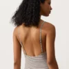 Maillot de bain triangle à rayures Maillot de bain triangle à rayures