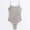 Maillot de bain triangle à rayures Maillot de bain triangle à rayures