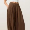 Pantalon bouffant 100 % coton