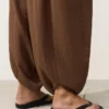 Pantalon bouffant 100 % coton