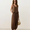 Pantalon bouffant 100 % coton