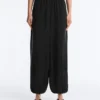 Pantalon bouffant 100 % cupro