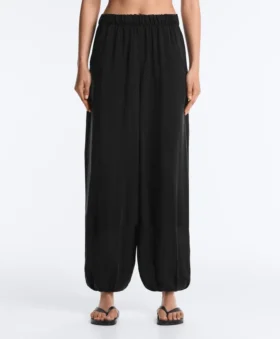 Pantalon bouffant 100 % cupro